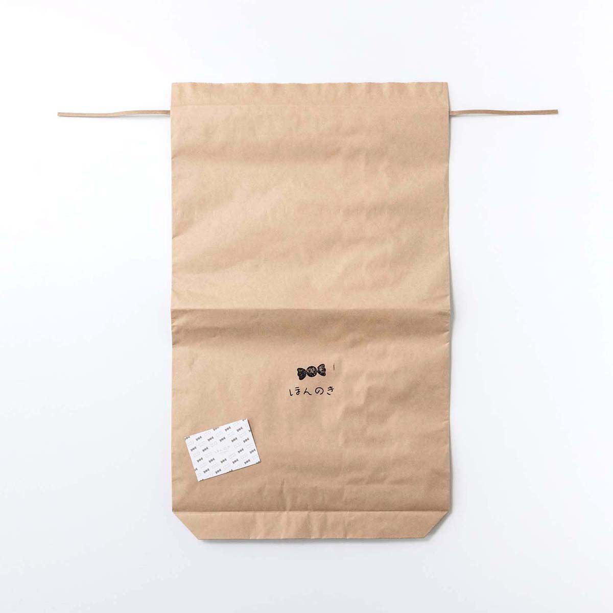 フェリシモコレクション|ほんのき　お米袋みたいなオリジナル袋〈メッセージカード付き〉