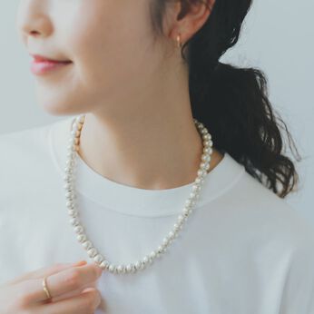 フェリシモコレクション | 桜の木のウッドパールネックレス　ＴＦＳ