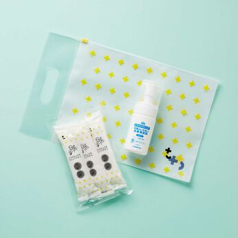 フェリシモコレクション | みんなの防災　もしもしも泡ソープ＆ウェットタオル