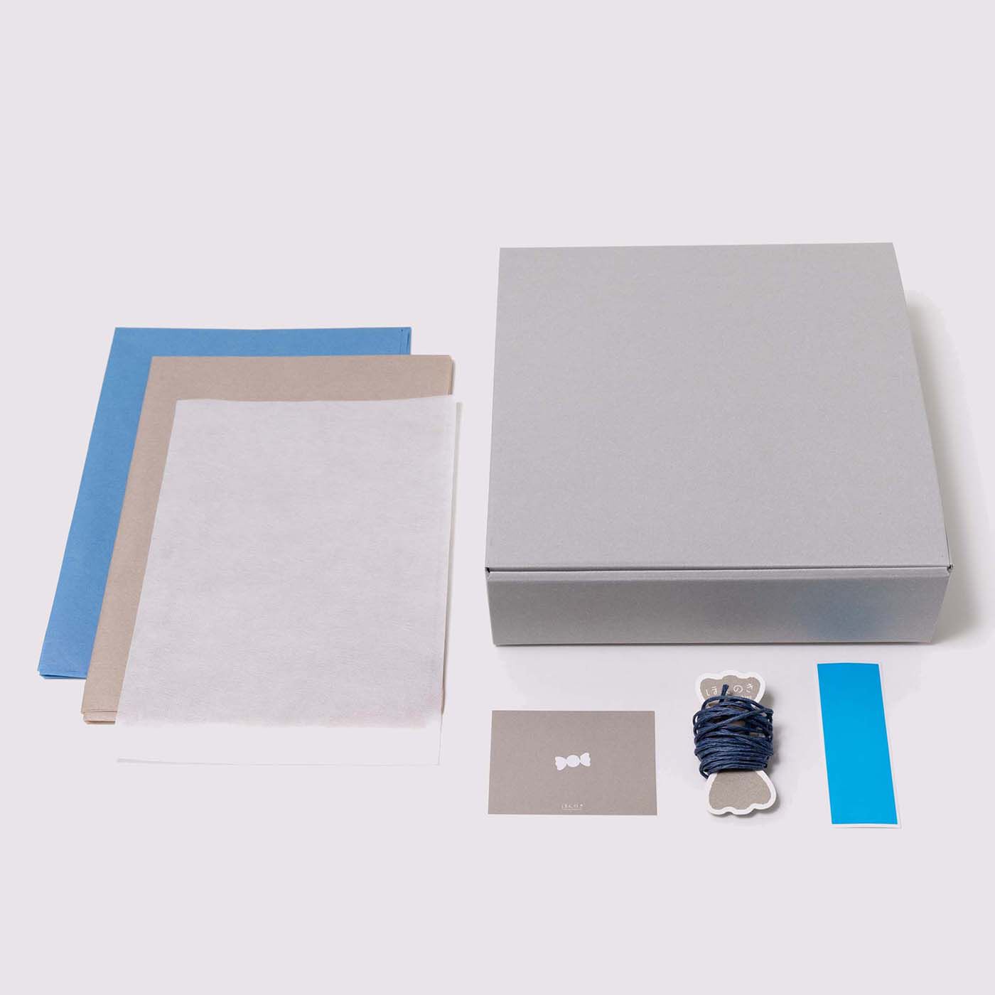 MonthlyBOX|ほんのき　グレーのギフトボックス〈シール・メッセージカード付き〉