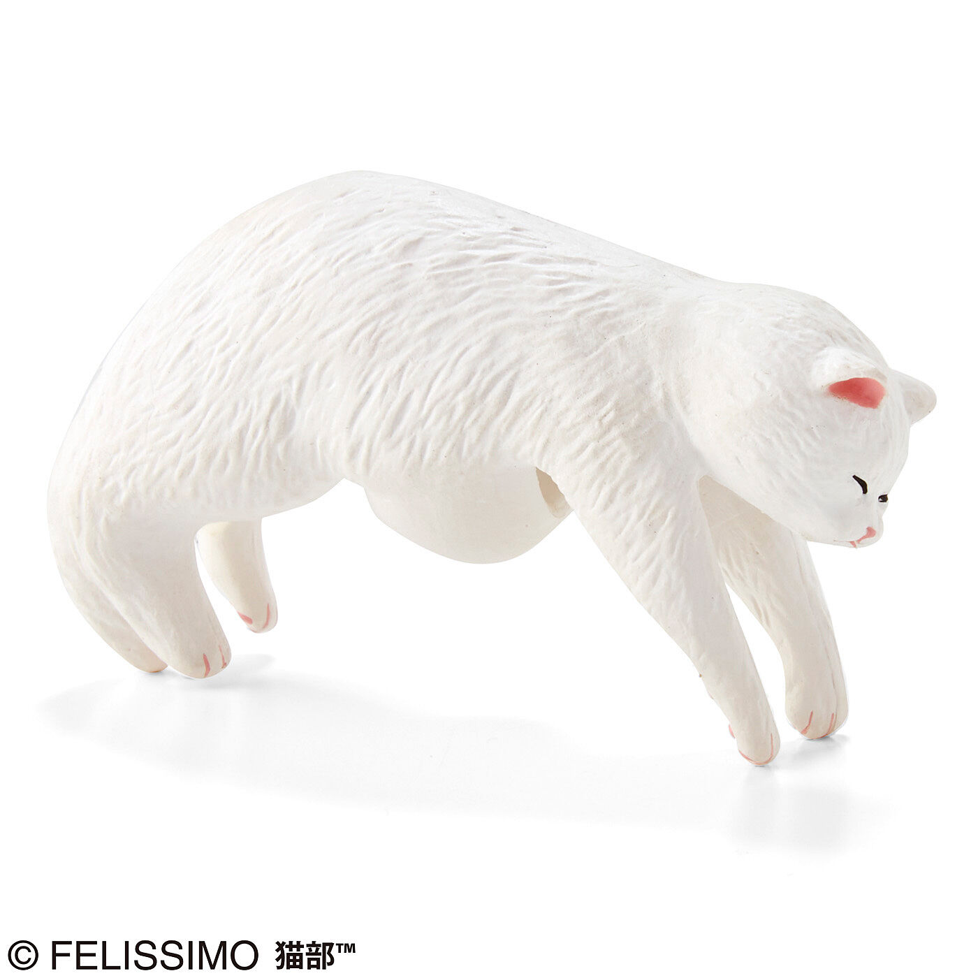 フェリシモコレクション|傘を借りたお返しに　猫の傘タグの飼い主になってもらうギフト【ラッピングキット付き】|〈白猫〉