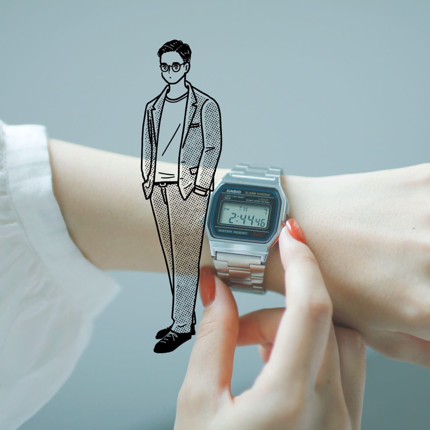 期間限定セール このごろ meets トラッドなシティーボーイ 推しカシ CASIO 時計