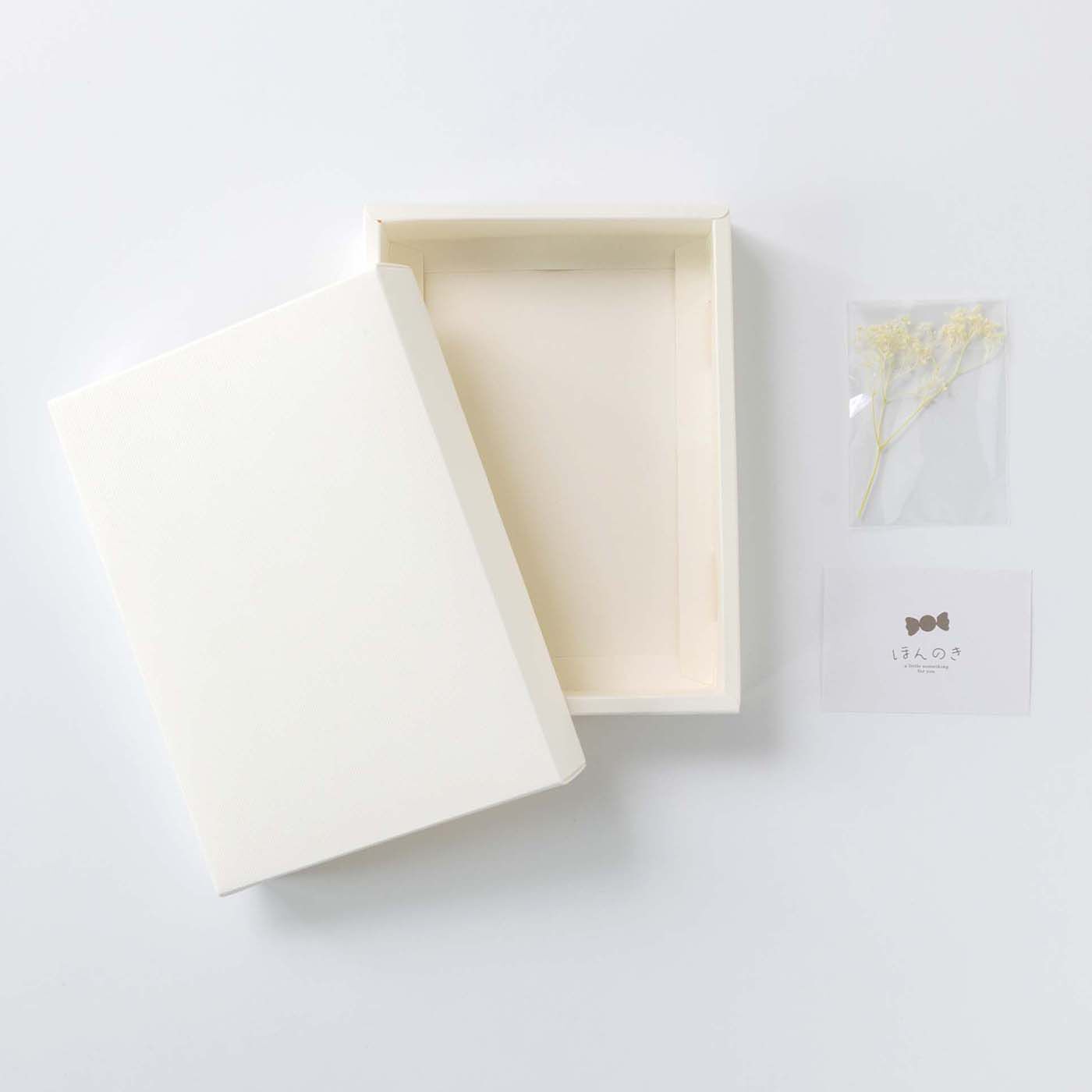 フェリシモコレクション|ほんのき　ホワイトギフトボックス〈メッセージカード付き〉