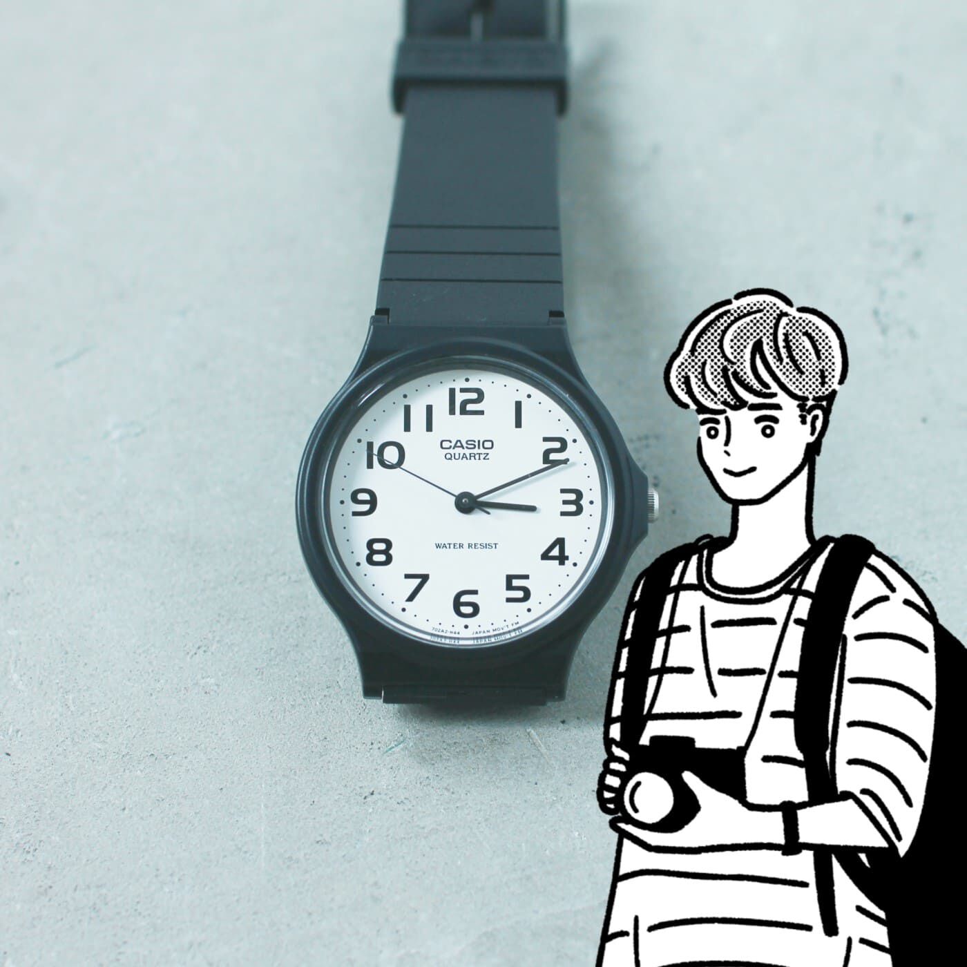 このごろ meets CASIO 推しカシ シンプルイズザベストボーイ〈MQ