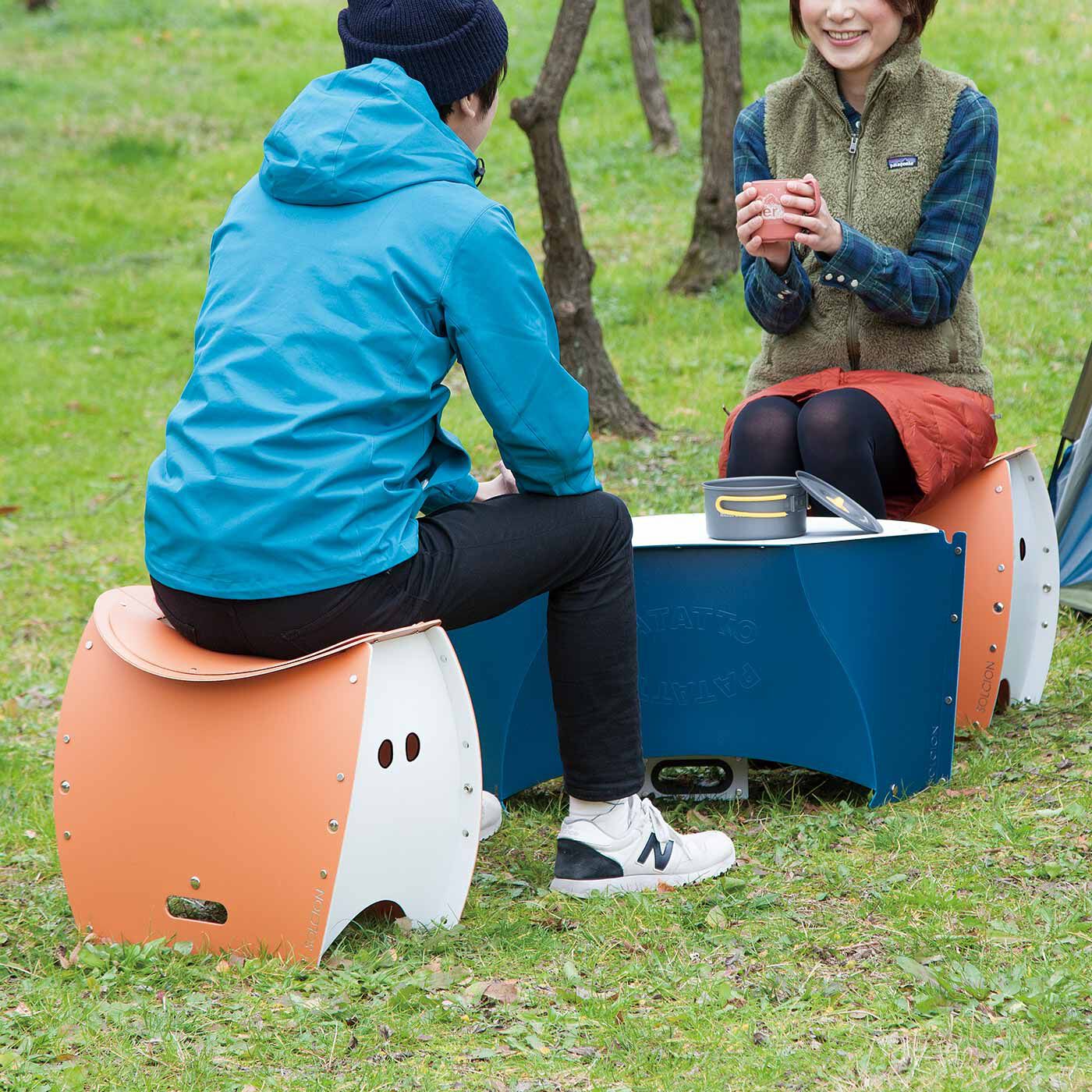 もしものときはトイレに　3役こなすパタットスツール