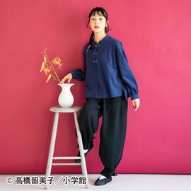 フェリシモコレクション | らんま気分のぽんわりカンフーパンツ〈ＢＫ〉