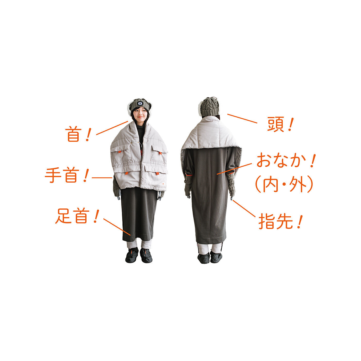 フェリシモコレクション|みんなのBOSAI もしもしも　ふだんから意識する　７つのあたため習慣の会|冬期の避難生活ではとにかく寒さから身を守りたいもの。日常よりも体調に気をつけて過ごすためにも簡単＆効率的にからだをあたためる方法を身につけましょう。7ヵ月で、もしもに備える防寒スキルをアップしましょう。