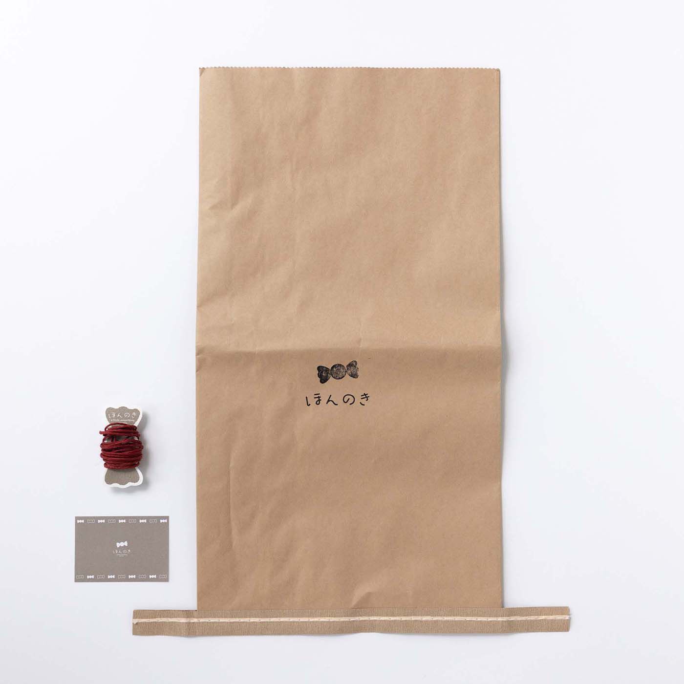 フェリシモコレクション|ほんのき　オリジナルクラフト袋〈メッセージカード付き〉