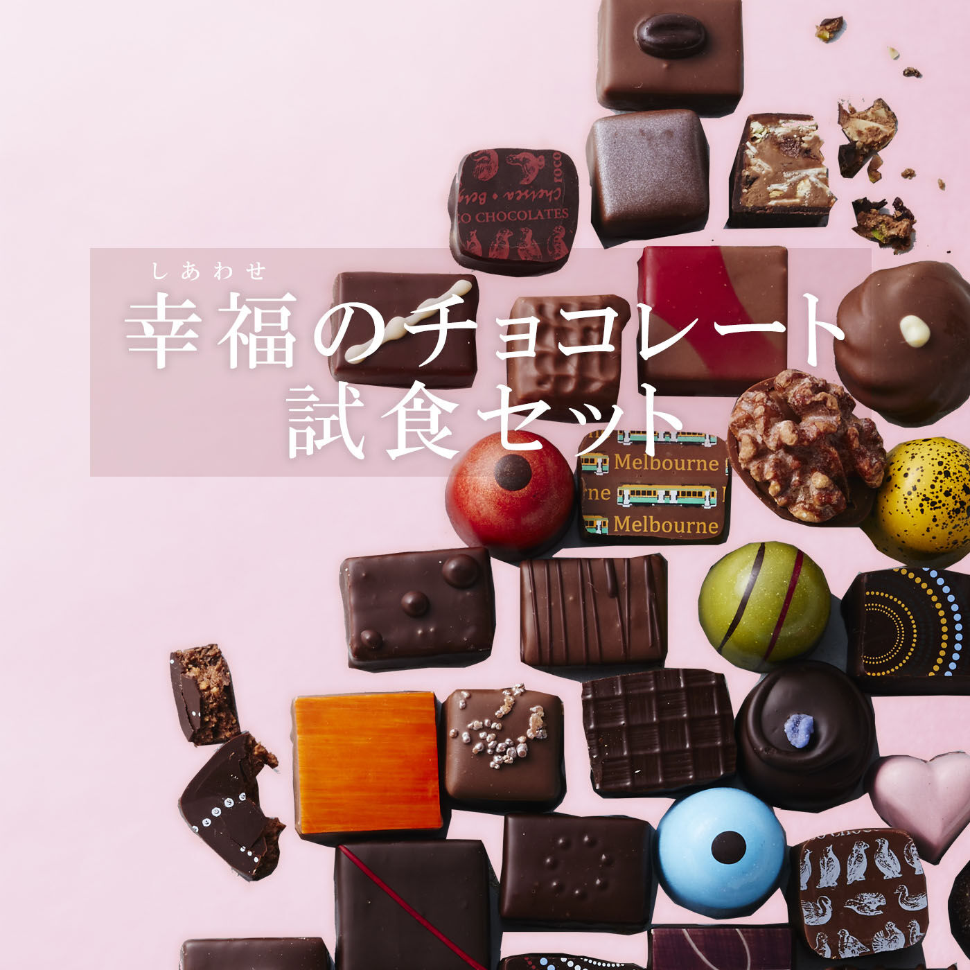 フェリシモコネクション|幸福のチョコレート講座・試食チョコセット（９粒入り）【お届け時期：2019年11月中旬～下旬】