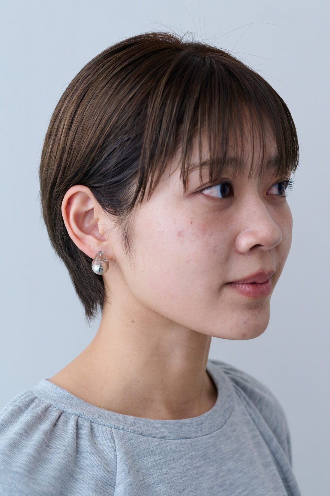 IEDIT［イディット］|IEDIT[イディット] SELECT　クリアプランプドロップピアス　420363|シルバー