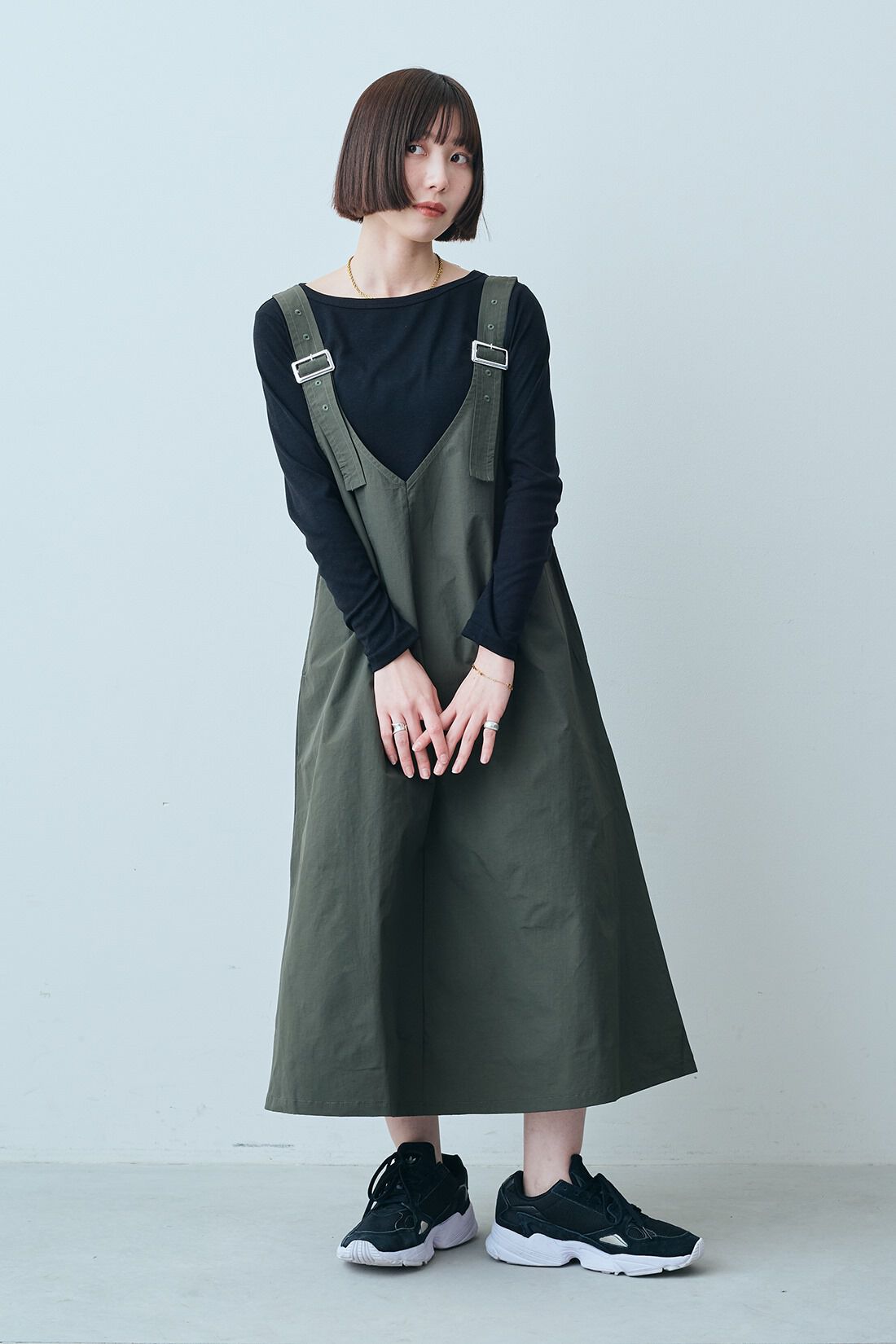 【即納】 IEDIT[イディット] カットソートップス＆撥水（はっ WOODSコラボ Mサイズ