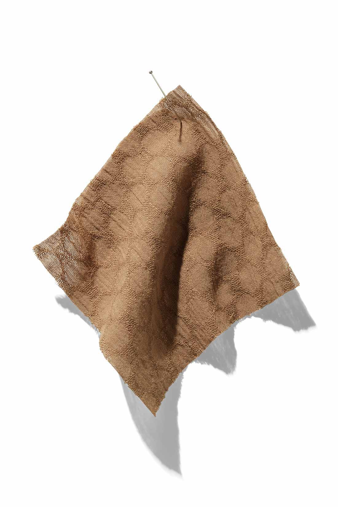 IEDIT|IEDIT[イディット] 涼やかな変わり織りのコットンフレアーワンピース〈ネイビー〉