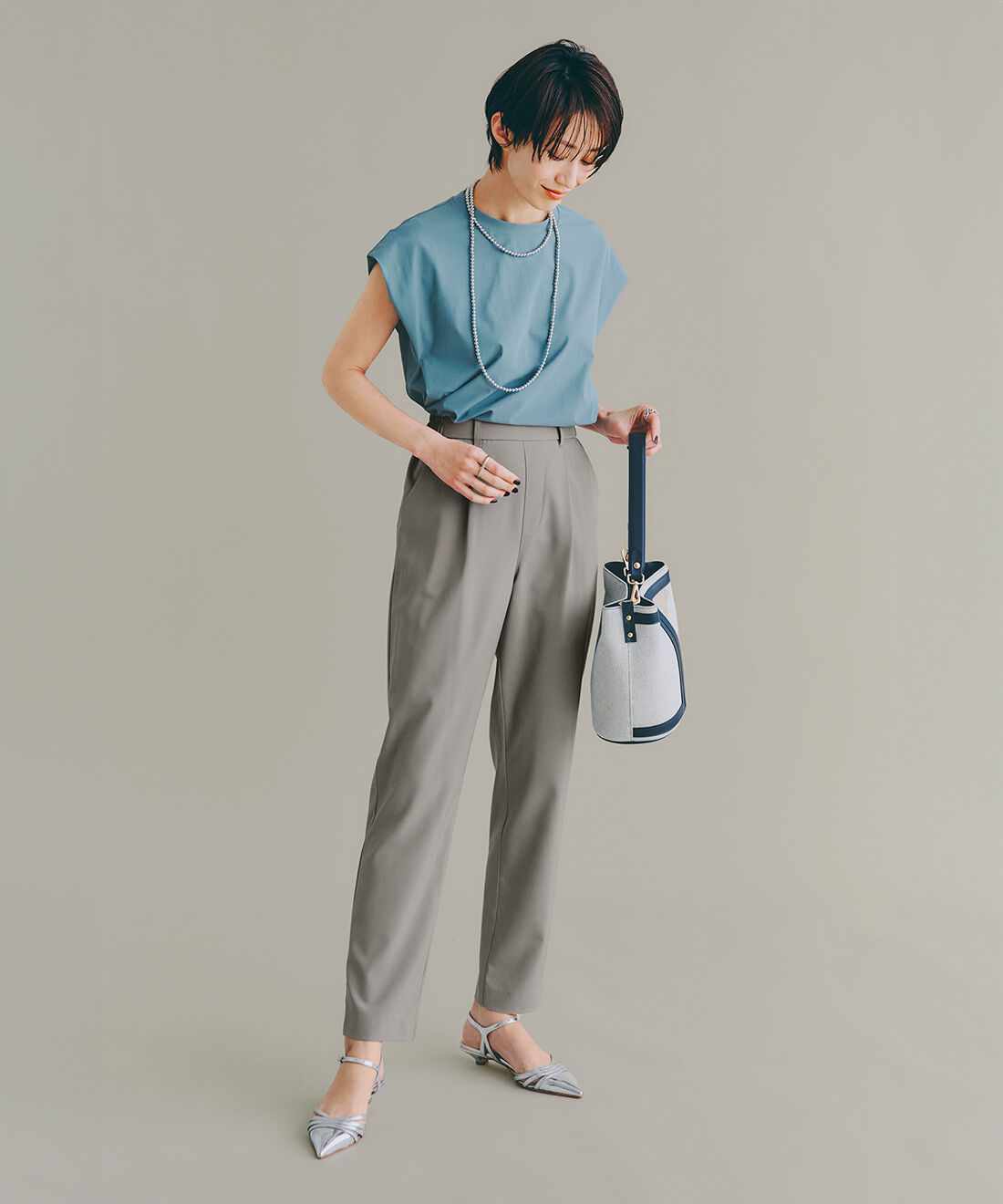IEDIT［イディット］|IEDIT[イディット]　小森美穂子さんコラボ 接触冷感がうれしい シャレ感アップのニュアンスシルエットトップスの会