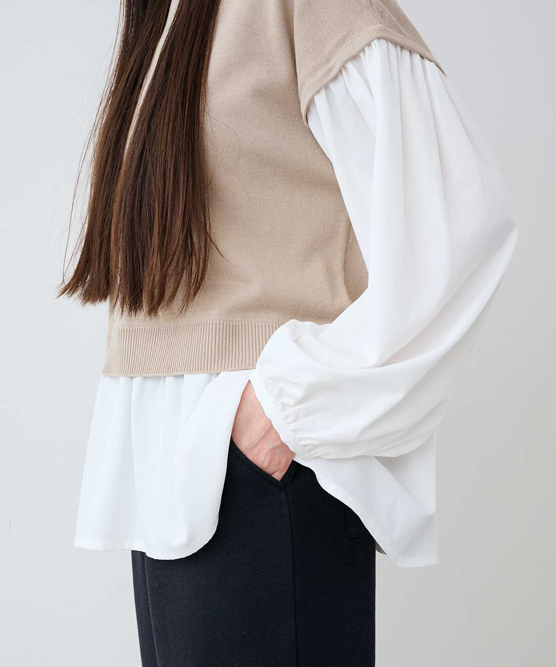 IEDIT|IEDIT[イディット]　光を熱に変えてあったか快適 スラッとぬく伸び 光吸収発熱テーパードパンツ