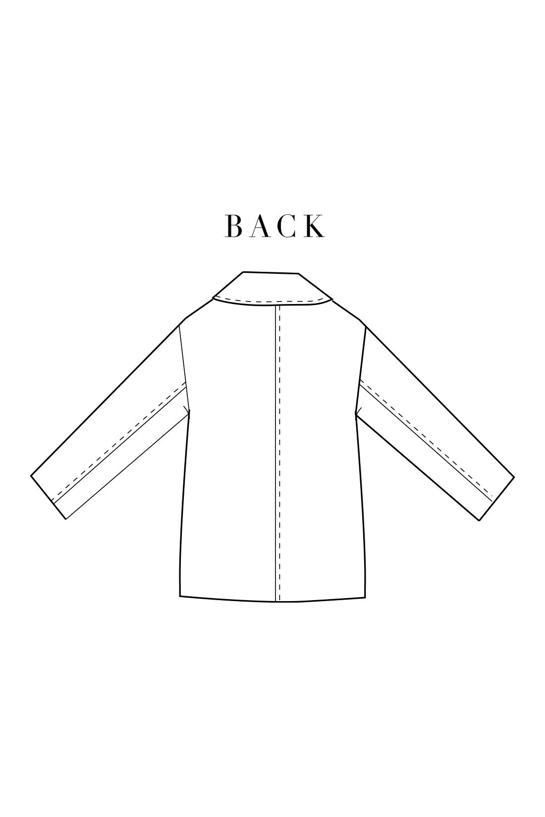 IEDIT［イディット］|IEDIT[イディット]　映えカラーで気分アップ 全身バランスがすっきりきまる ショート丈Pコート〈オレンジカラー〉|バックセンターに切り替えを入れた本格仕様。