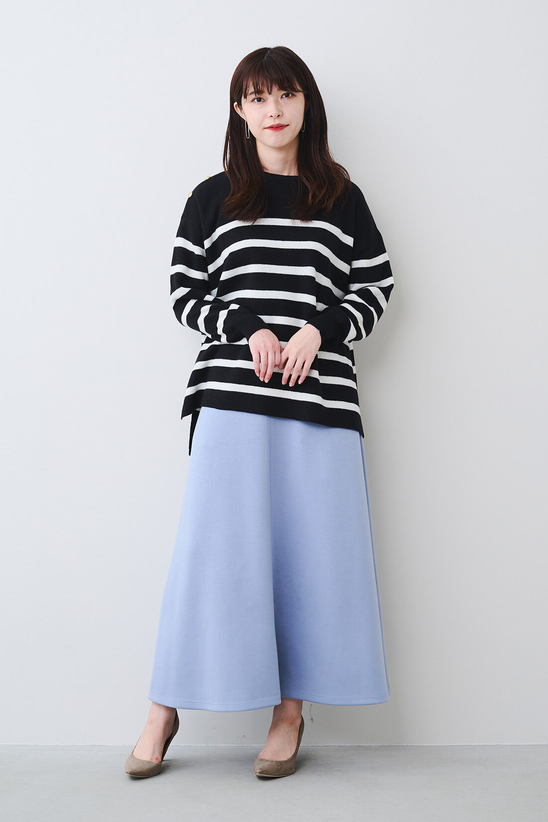 IEDIT[イディット] すっきりAラインが大人っぽい とろぷるダンボール