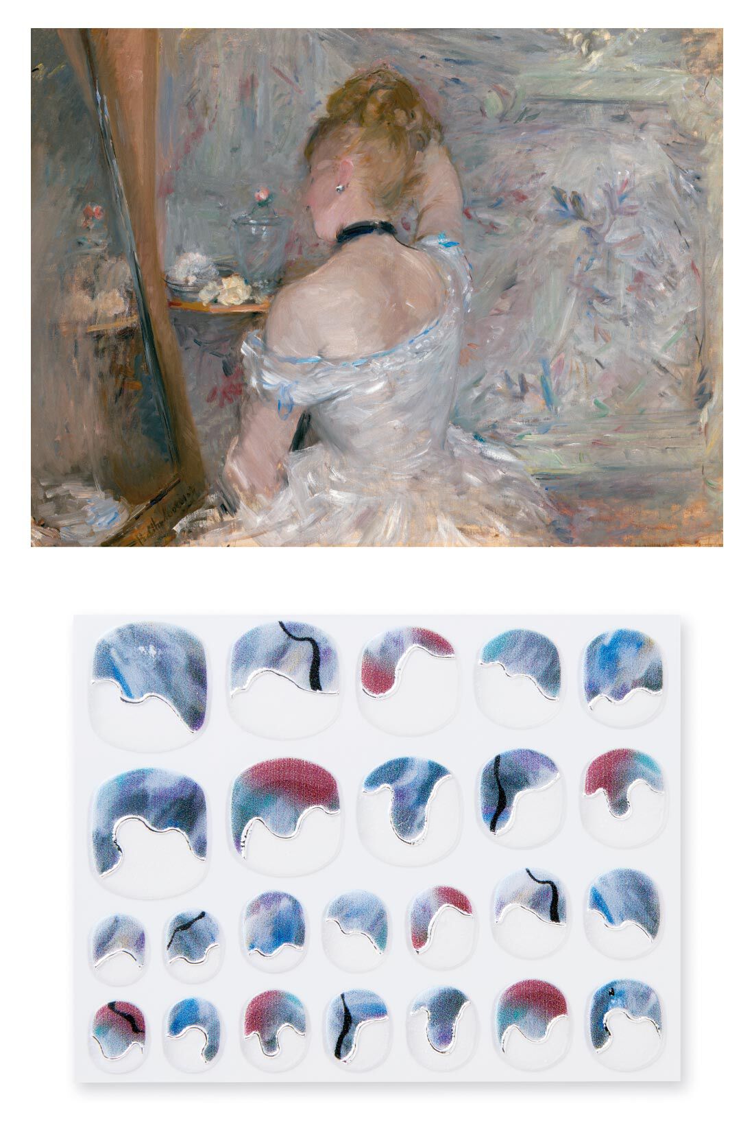 IEDIT[イディット]　ベルト・モリゾの色彩を指先で楽しむニュアンスアートネイルシールの会|〈Young Girl with Hat〉