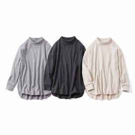 IEDIT | ワッフル素材＆こなれシルエット ユースフル ハイネックトップスの会