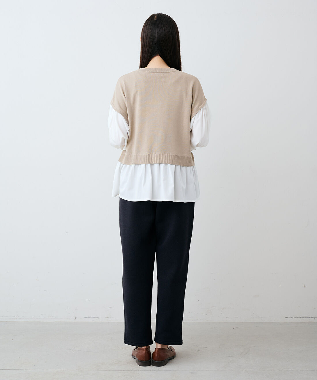 IEDIT|IEDIT[イディット]　光を熱に変えてあったか快適 スラッとぬく伸び 光吸収発熱テーパードパンツ