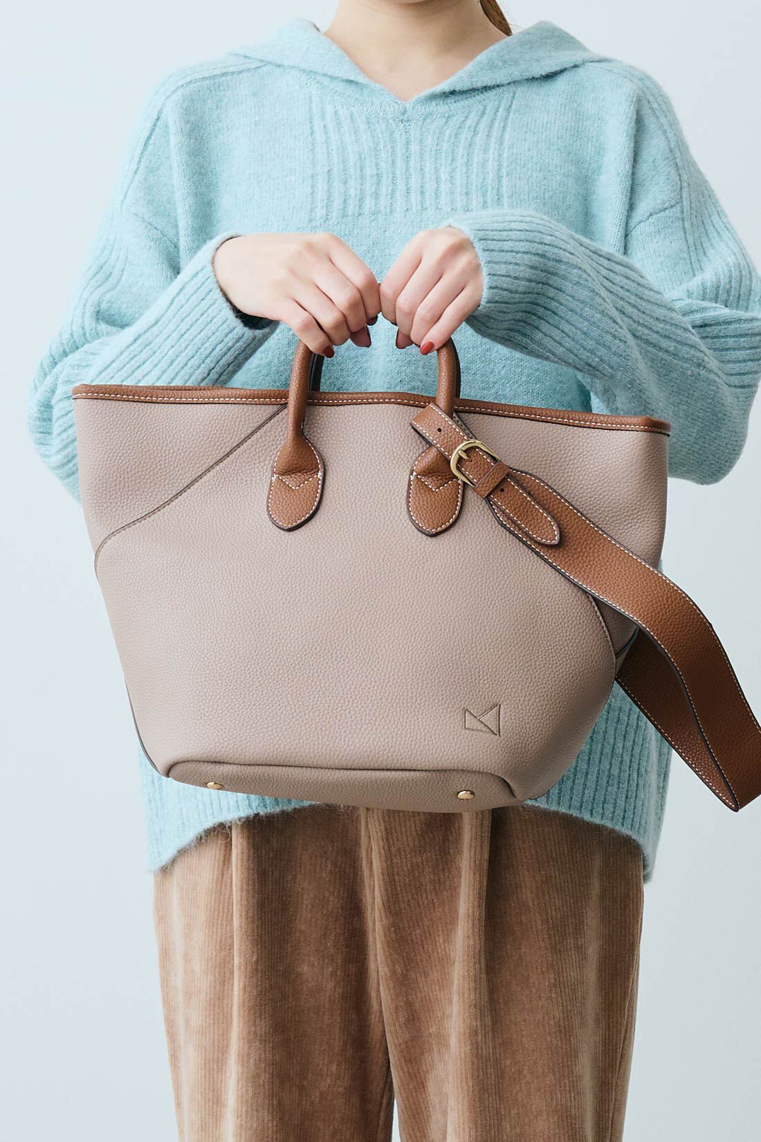 IEDIT[イディット] SELECT maison vert 軽量合皮素材の2-WAYトートバッグ｜その他バッグ｜バッグ｜バッグ ・財布・靴｜レディースファッション・洋服の通販｜IEDIT