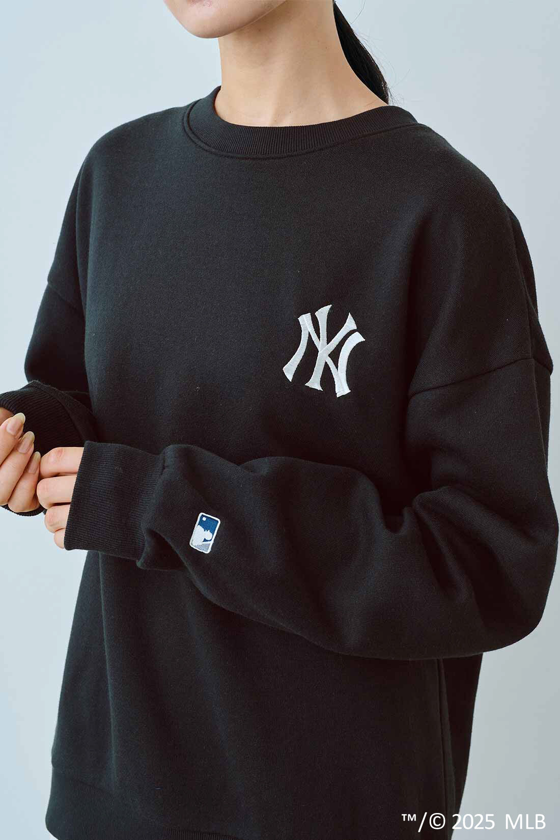 IEDIT|IEDIT[イディット]　オリジナルMLBデザイン ダークカラーでシックにきまる大人のゆるスウェットの会