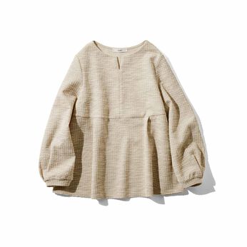 IEDIT | カットツイードトップス〈ライトベージュ〉IE