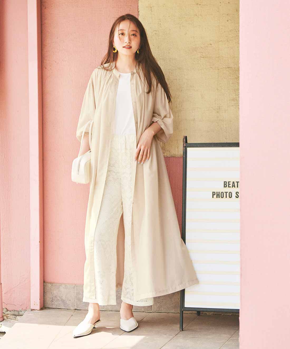 IEDIT［イディット］|野々村友紀子さん×IEDIT[イディット]　たっぷりギャザーが間違いない！ 大人のあれこれ華麗に隠すシャツワンピース