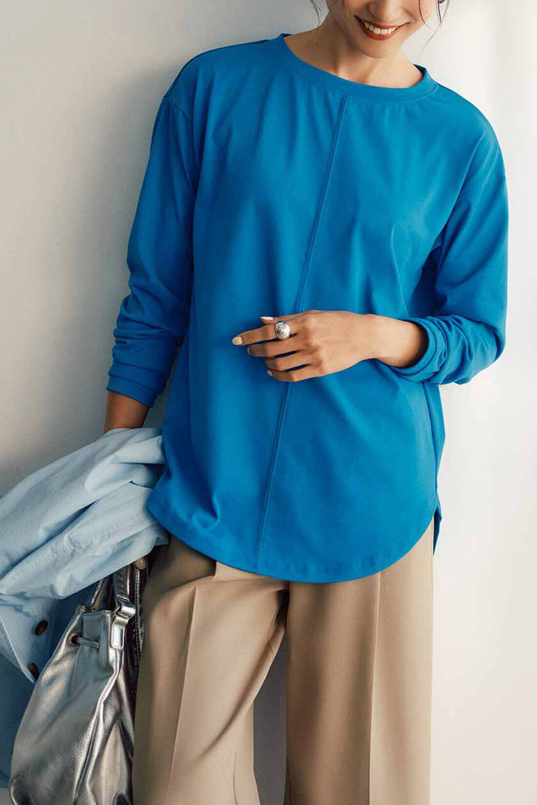 【12月スーパーSALE 15%OFF】 IEDIT[イディット] 大人にふさわしい日本製 ていねいに仕立てた トップス