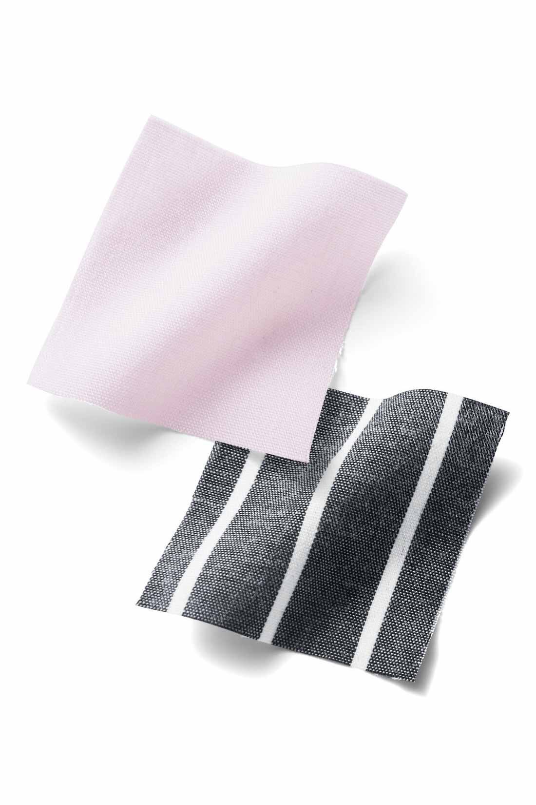 IEDIT[イディット]　たっぷりフレアーが印象的なAラインシャツチュニック〈ライラックピンク〉
