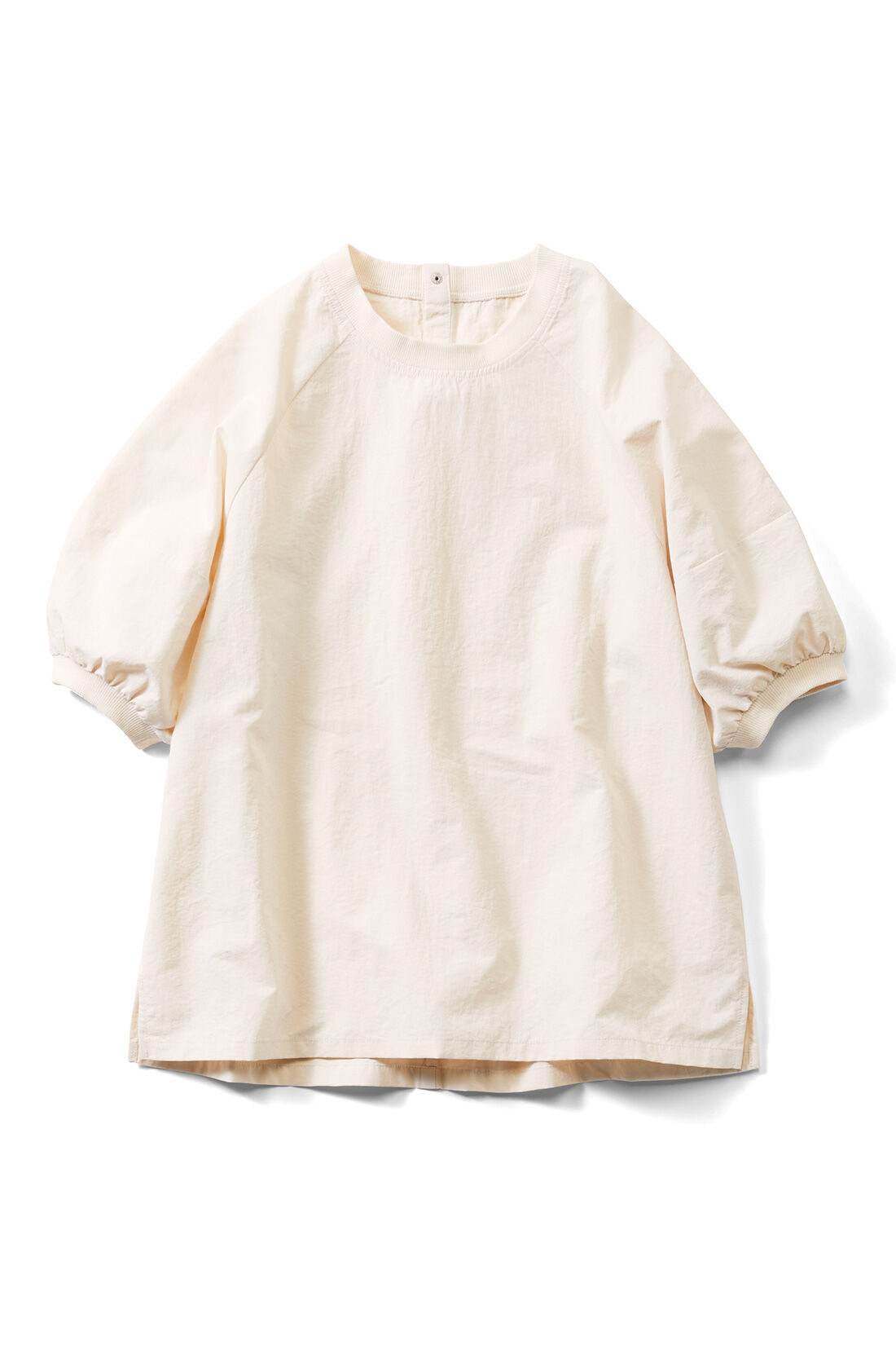 IEDIT［イディット］|IEDIT[イディット]　UVカット＆撥水（はっすい）＆虫を寄せ付けにくい ランタンスリーブプルオーバー〈アイボリー〉|〈アイボリー〉