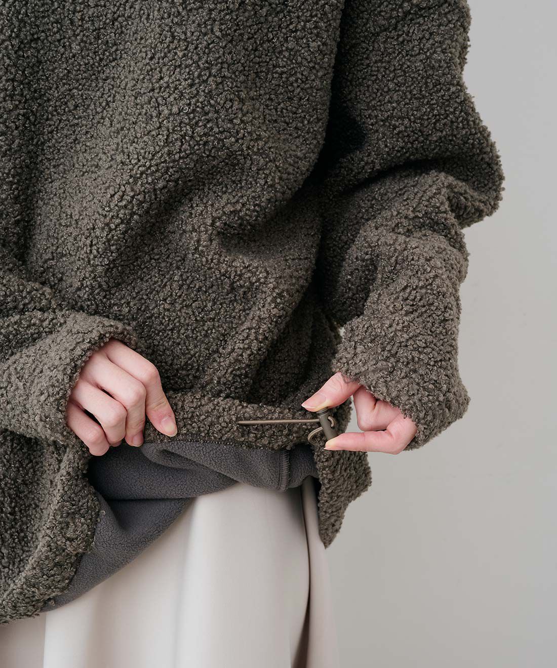 IEDIT［イディット］|IEDIT[イディット]　きくちあつこさんコラボ シープ風ボアトップス