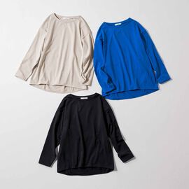 IEDIT | 大人にふさわしい 日本製 ていねいに仕立てた クワトロセブン TM コクーンカットソー の会