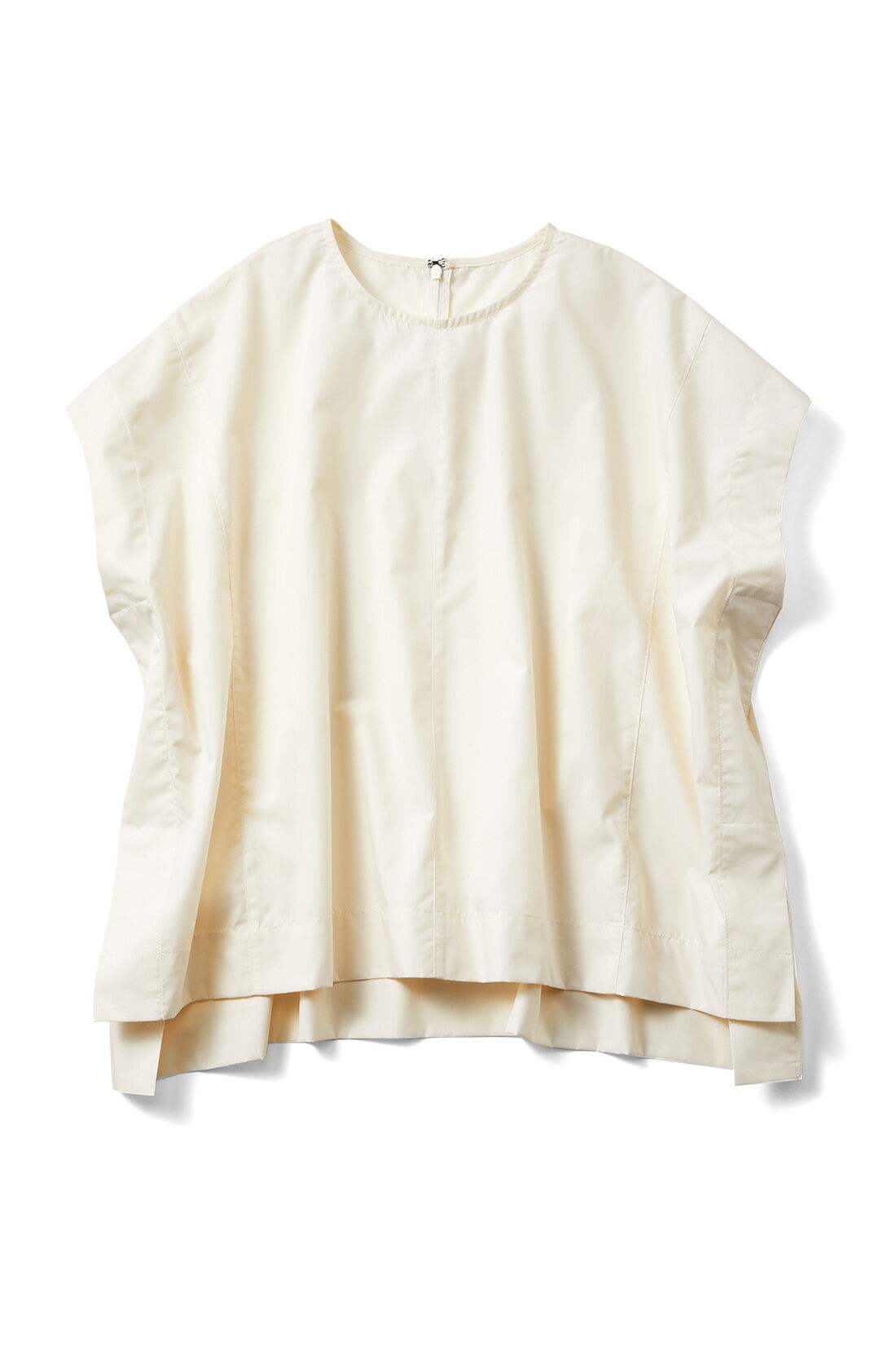 IEDIT［イディット］|IEDIT[イディット]　ゆるっとシルエットが大人の余裕をつくる 半袖ブラウス|〈クリームホワイト〉