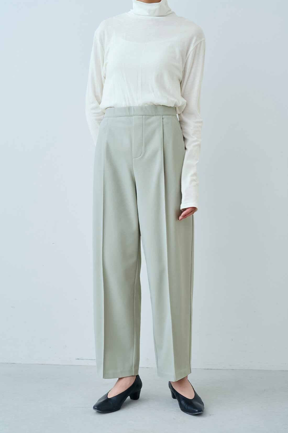 IEDIT［イディット］|IEDIT[イディット]　撥水加工＆UVカットがうれしい 裏がとぅるすべ きれい見え“ほっと適温”パンツ