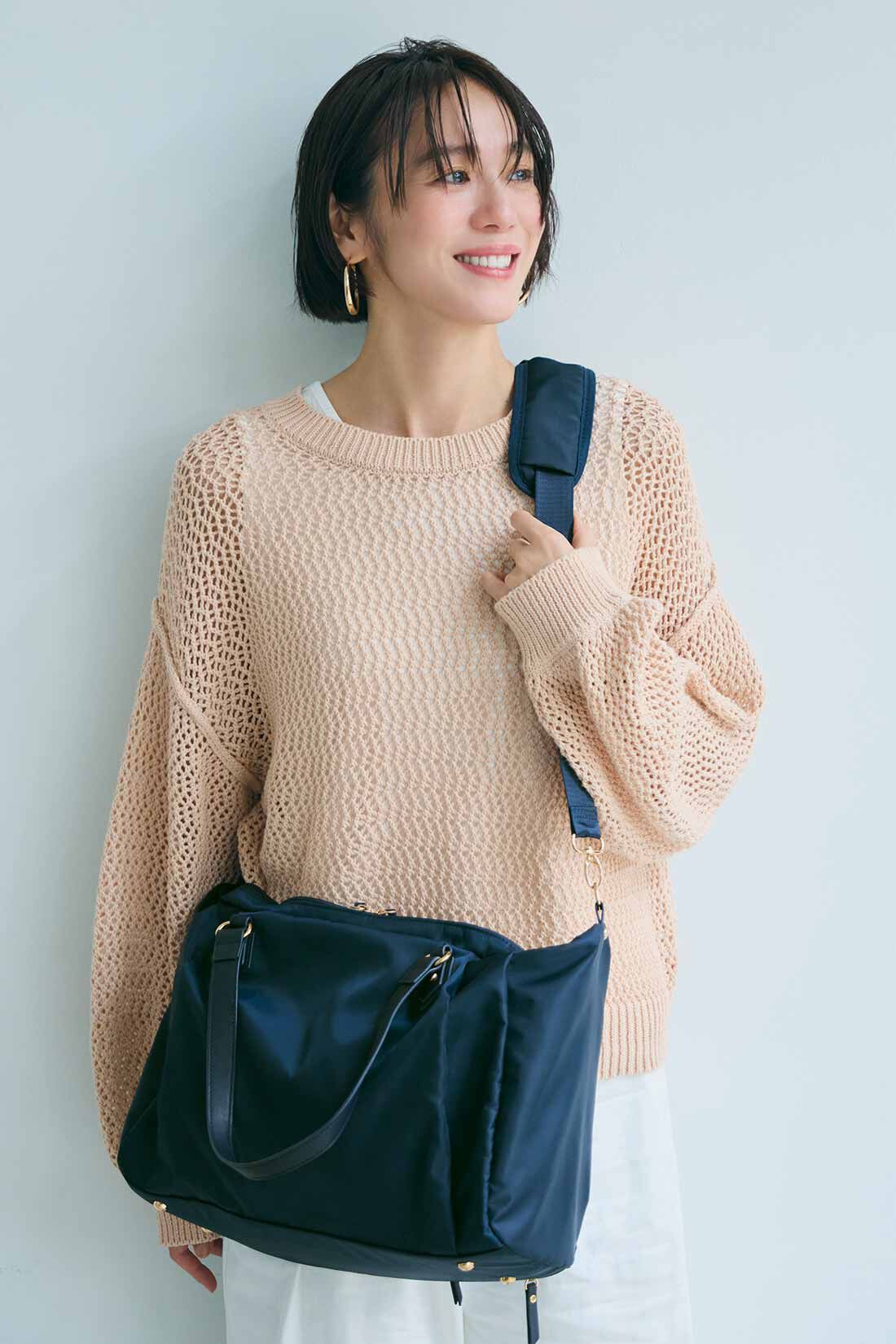 IEDIT［イディット］|IEDIT[イディット]　大人にちょうどいい短め丈 コットンメッシュニットとタンクトップセット