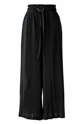 IEDIT［イディット］ | メイクプリーツパンツ〈ブラック〉ＩＥ