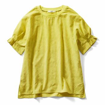 IEDIT | コットンドビープルオーバー〈イエロー〉ＩＥ