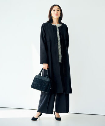 IEDIT | パカっとレースボストン〈ブラック〉ＩＥ