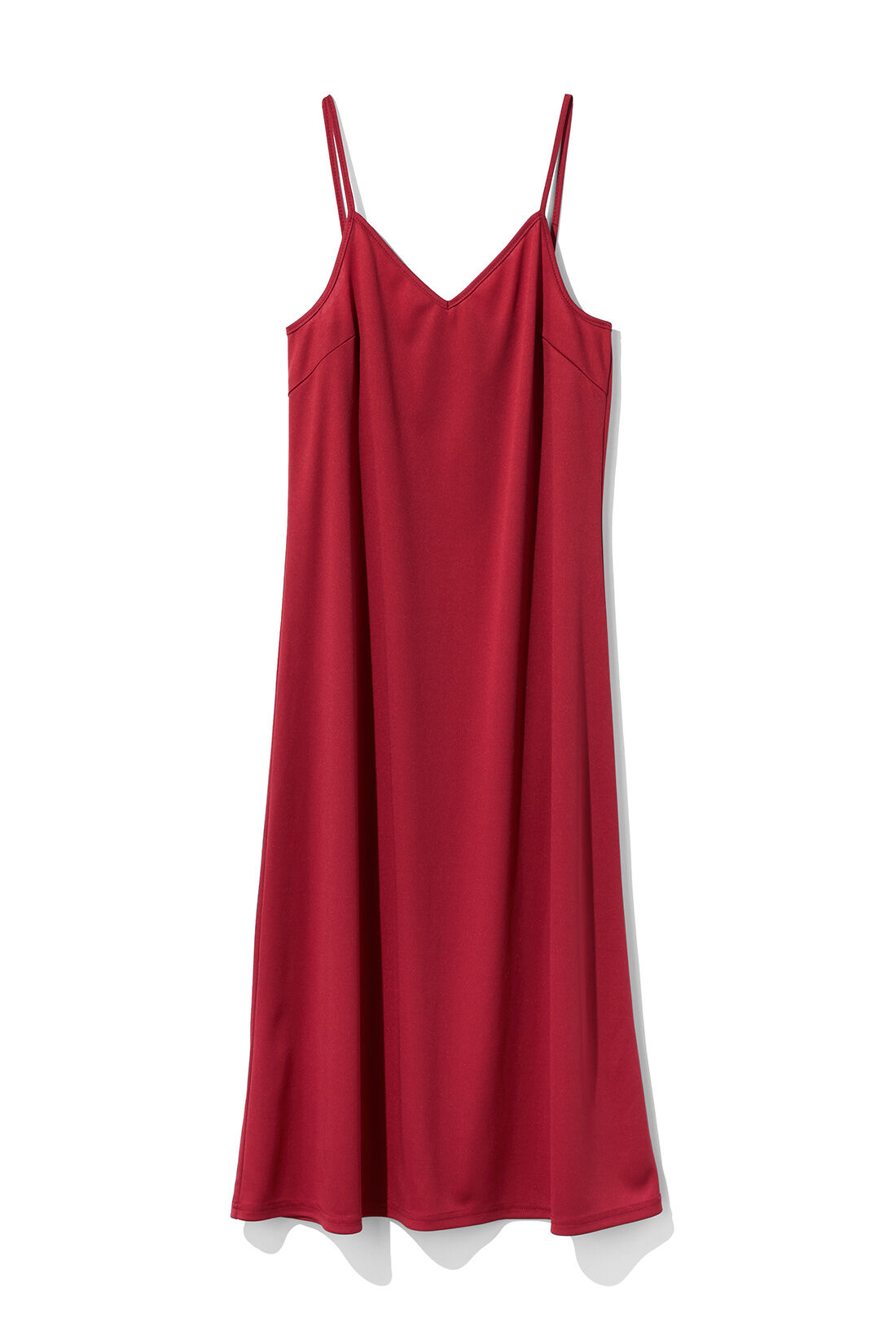 IEDIT|IEDIT[イディット]　大人にちょうどよい甘さのコットンボーラーレースのロングワンピース〈スミクロ〉|インナーを気にせずきれいに着られるように同色のキャミドレスをセット。