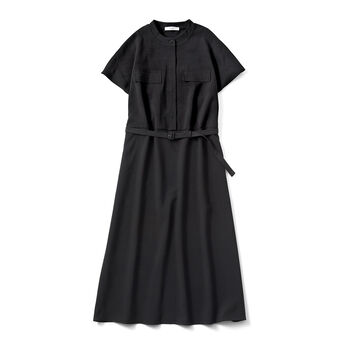 IEDIT［イディット］ | UVカット 上品 ワンピース 〈ブラック〉