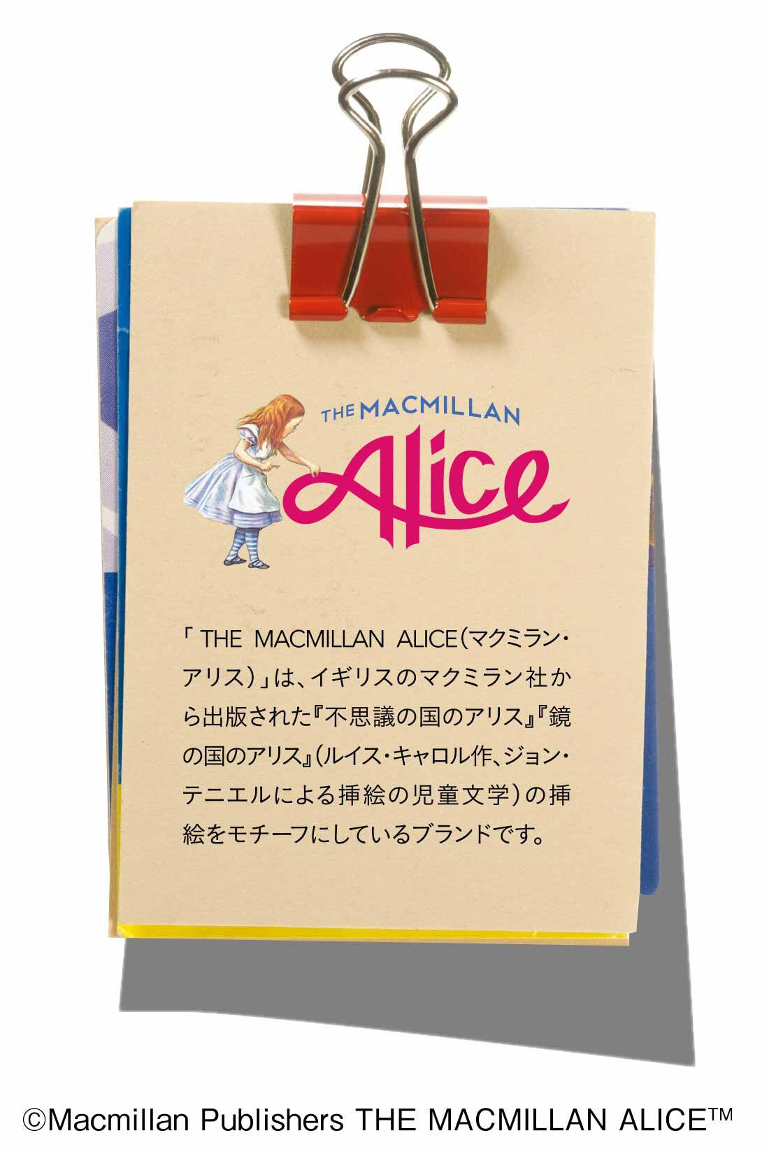IEDIT|THE MACMILLAN ALICE TM×IEDIT[イディット]　挿絵の世界をおしゃれに楽しむ ニュアンスカラーの大人カットソートップス