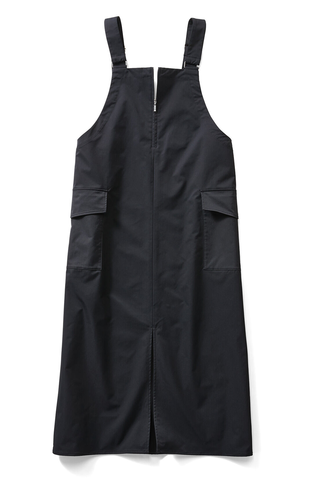 IEDIT|IEDIT[イディット]　小森美穂子さんコラボ 撥水（はっすい）素材の大人ジャンパースカート〈ブラック〉
