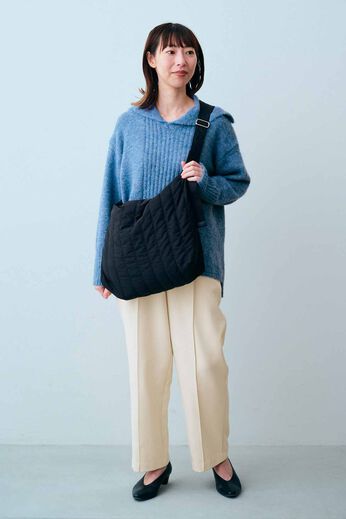 イディット | 撥水キルティングショルダバッグ〈ブラック〉ＩＥ