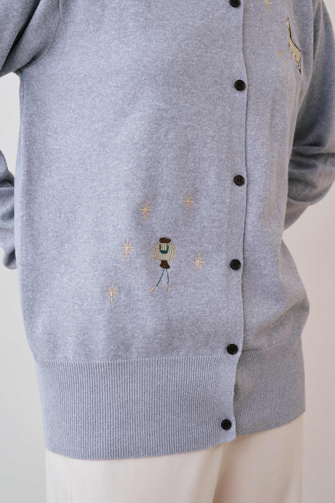 IEDIT［イディット］|IEDIT[イディット]　HAPPYモチーフを散りばめた　気分があがるカーディガン