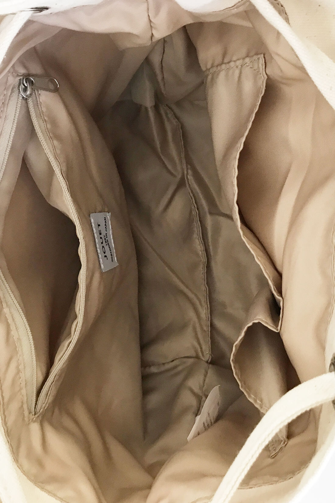 IEDIT[イディット] SELECT　帆布×コーデュロイの巾着バッグ　J5252