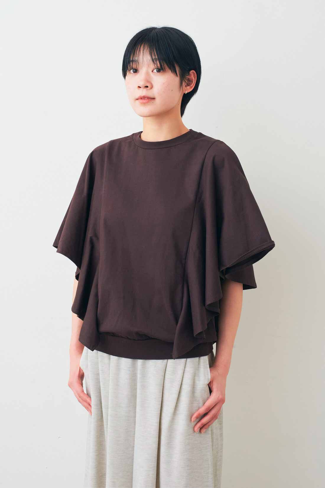 IEDIT［イディット］|IEDIT[イディット]　接触冷感・吸汗速乾・抗菌防臭！ Ohcool（R）Ⅱplus素材のフリルトップスの会