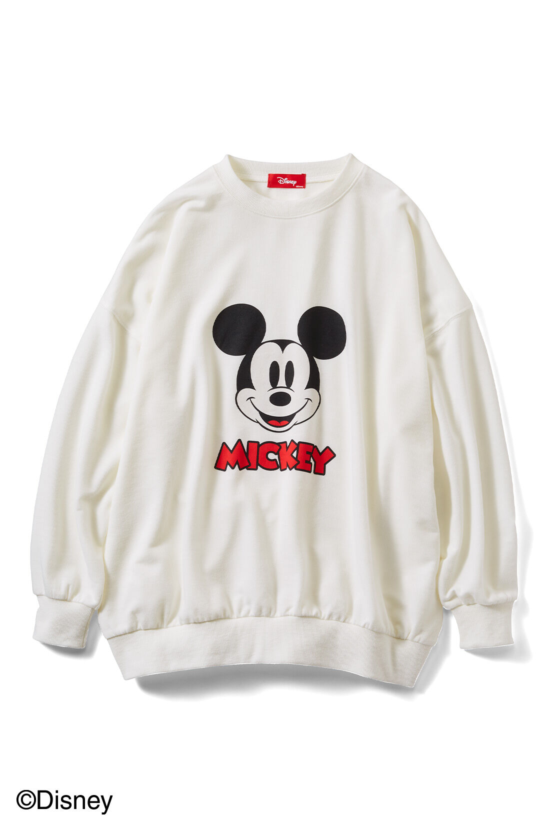 IEDIT[イディット] Disney 「ミッキーマウス」 オーバーサイズ