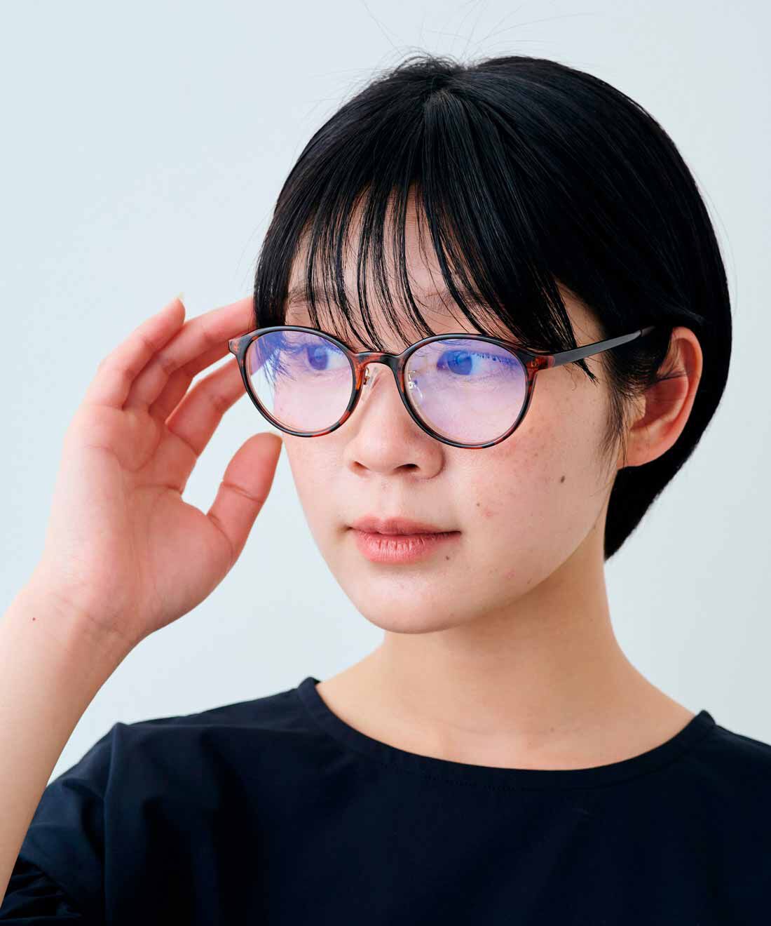 IEDIT|野々村友紀子さん×IEDIT[イディット]　シャレて見えてまうこと間違いない！ リーディンググラス〈べっこうブラウン〉