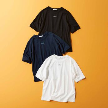 接触冷感 ワンポイント ロゴ Ｔシャツ