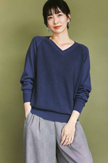 IEDIT | ラーベン編みのデザインニットＩＥ